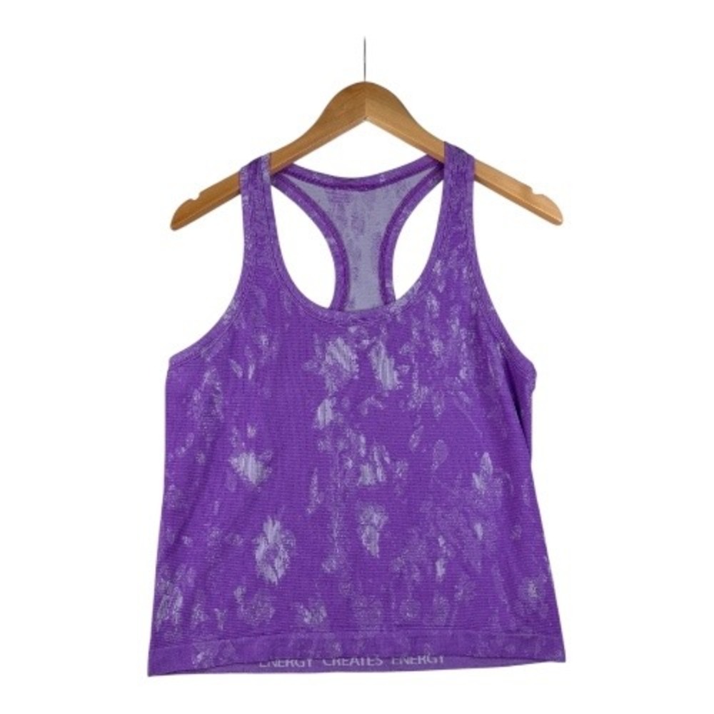 Lululemon Swiftly Tech Racerback Tank Top size 10 Purple Marble